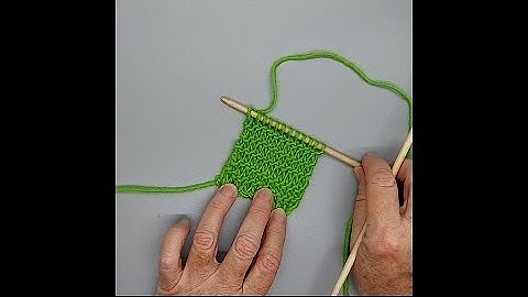 Counting Rows in Garter Stitch - A Waldorf Handwork Educators Free Tip Friday Original