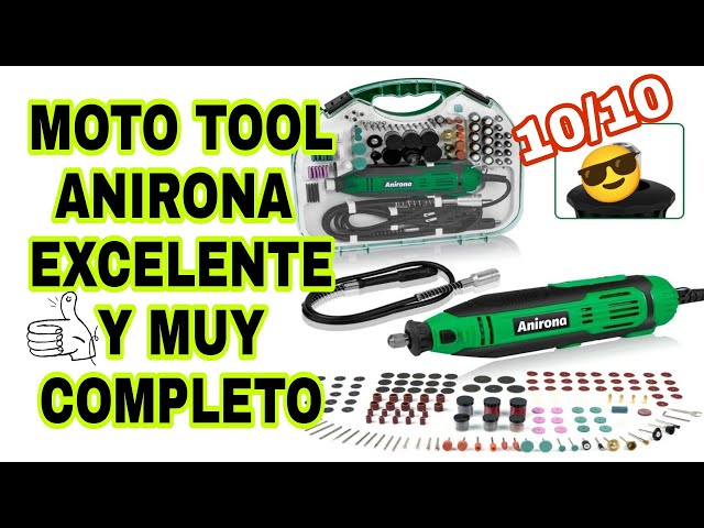 Rectificadora Mototool Mini Taladro Anirona 185w 155 Piezas