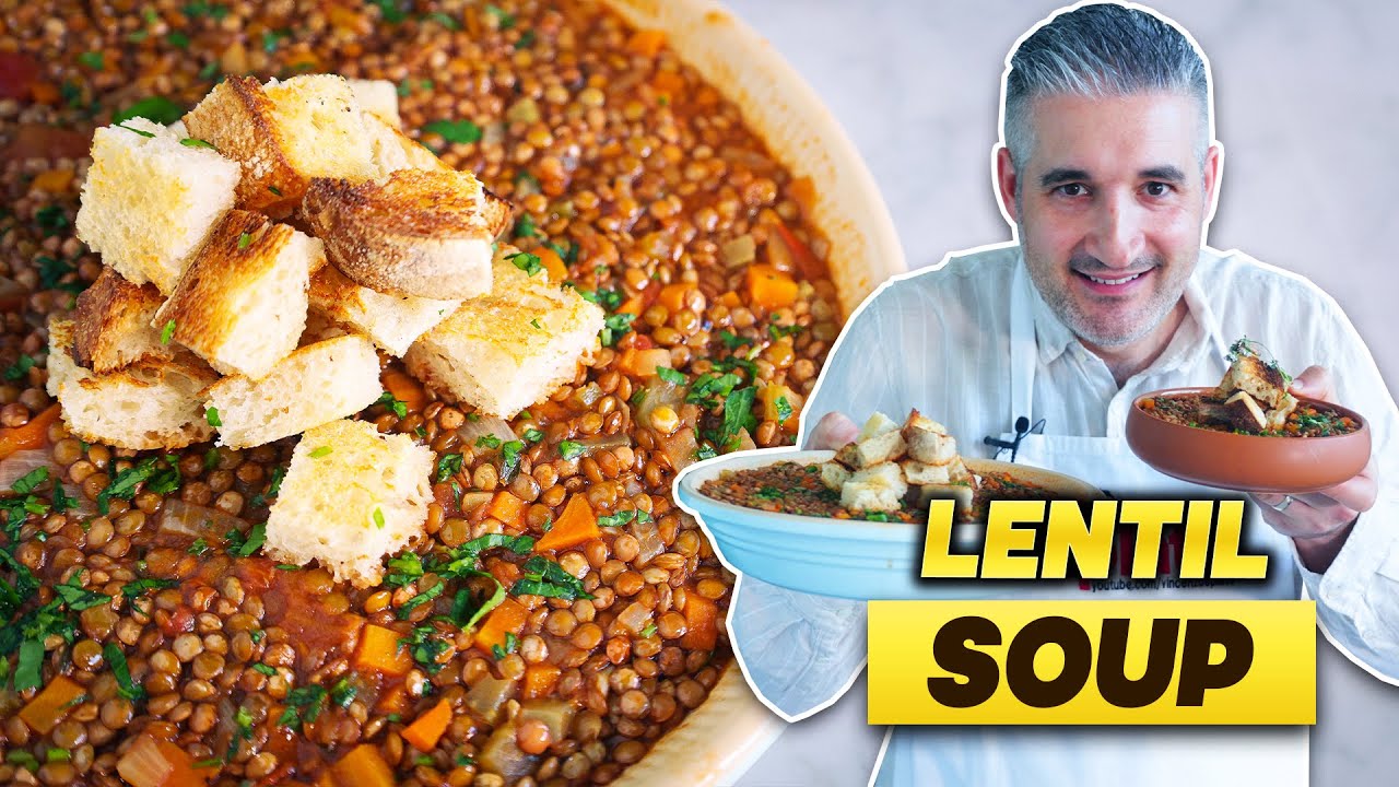 How to Make LENTIL SOUP Like an Italian | Vincenzo