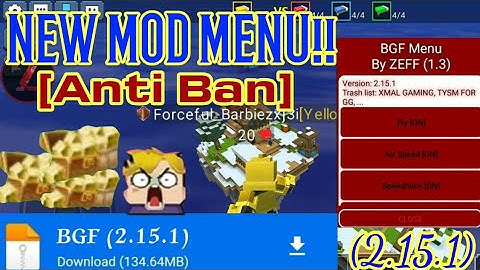New FLY Mod Menu 🤩 For Blockman Go 2.15.1 [Anti Ban] | Blockman Go |
