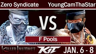KIT17  - oS | Zero Syndicate (Shadow Jago) vs RNG | YoungCamThaStar (Jago) F Pools - Killer Instinct