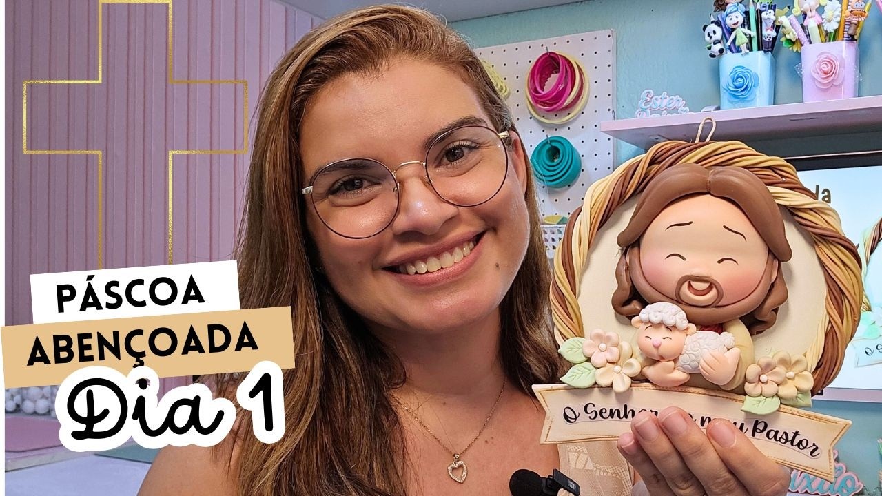 Guirlanda Jesus  - DIA 1-  PÁSCOA ABENÇOADA - Ester Paixão Biacuit