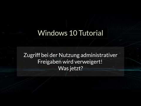 Video: So Verweigern Sie Den Zugriff Auf Eine Windows-Site