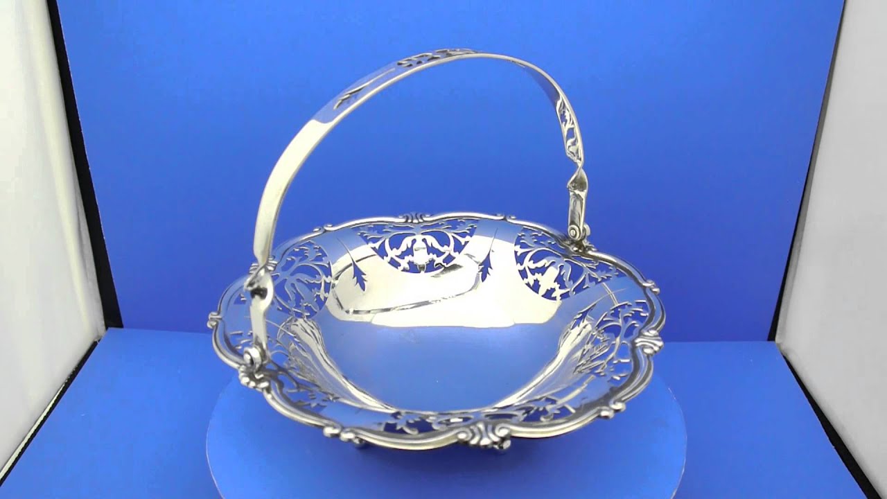 STERLING Silver Basket nr 236