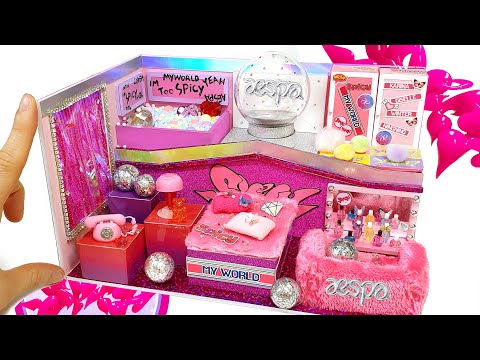 <strong>DIY</strong> Miniature IDOL house♥AESPA SPICY House♥K-<strong>pop</strong> Build Amazing AESPA House♥I&amp;#39;M TOO SPICY♥KARINA~