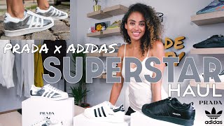 Is the PRADA x ADIDAS SUPERSTAR Worth $500+? On Foot Review and Styling Haul, It's In The Details