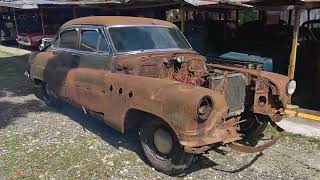 1952 Buick Super Eight running for the first time in 30 years