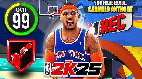 Prime Carmelo Anthony 2-Way-3 level shot creator Build Unstoppable Random Rec NBA 2k25
