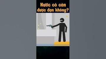 Liệu nước có cản được đạn không ? #shorts
