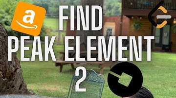 Amazon and Uber Interview Problem: Find Peak Element | Binary Search| LeetCode 162