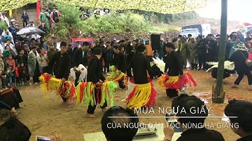 Hoàng Su Phì TV | Đặc sắc văn hóa Múa ngựa giấy của dân tộc nùng huyện Hoàng Su Phì