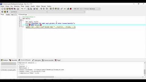 2.4 - Scanf Fonksiyonu