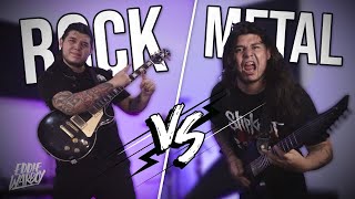 ROCK vs METAL (Guitar Riffs Battle)