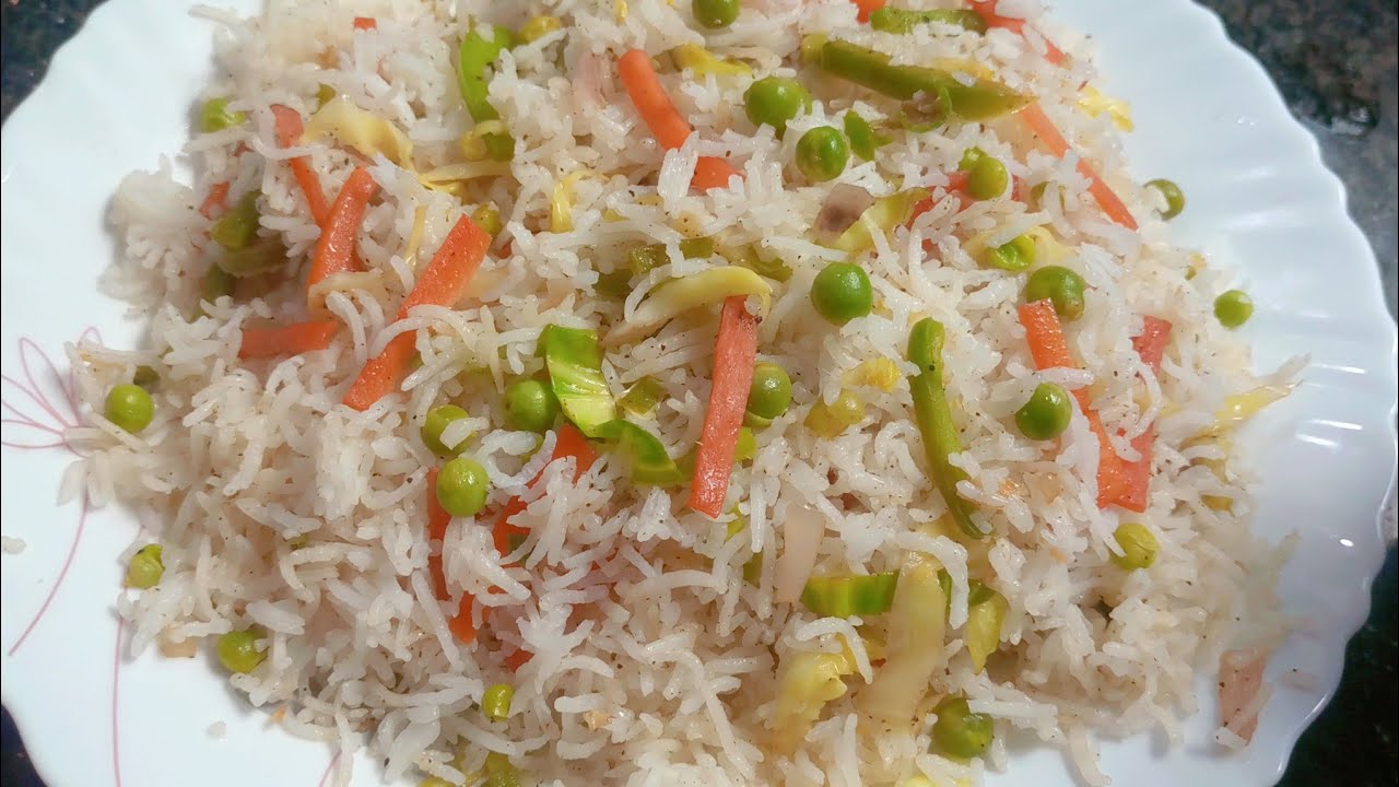 Easy Tasty Fried Rice recipe | New Veg pulao recipe | Pulao| lunchbox ...