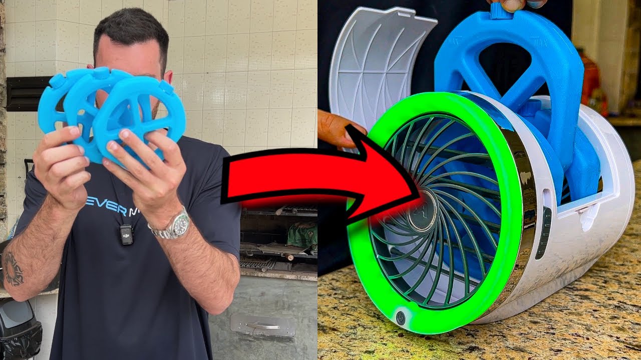 Esse dispositivo transforma um ventilador em um AR-CONDICIONADO com SAL GELADO!? ❄️🧂