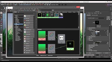Creating Nature in Maya 5 - Applying Translucency to Grass (Part-2)[Accurate Method]