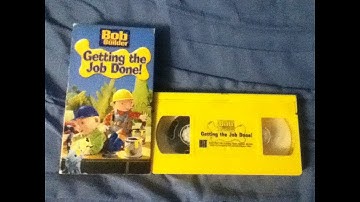 Opening And Closing To Bob The Builder Getting The Job Done! 2005 VHS