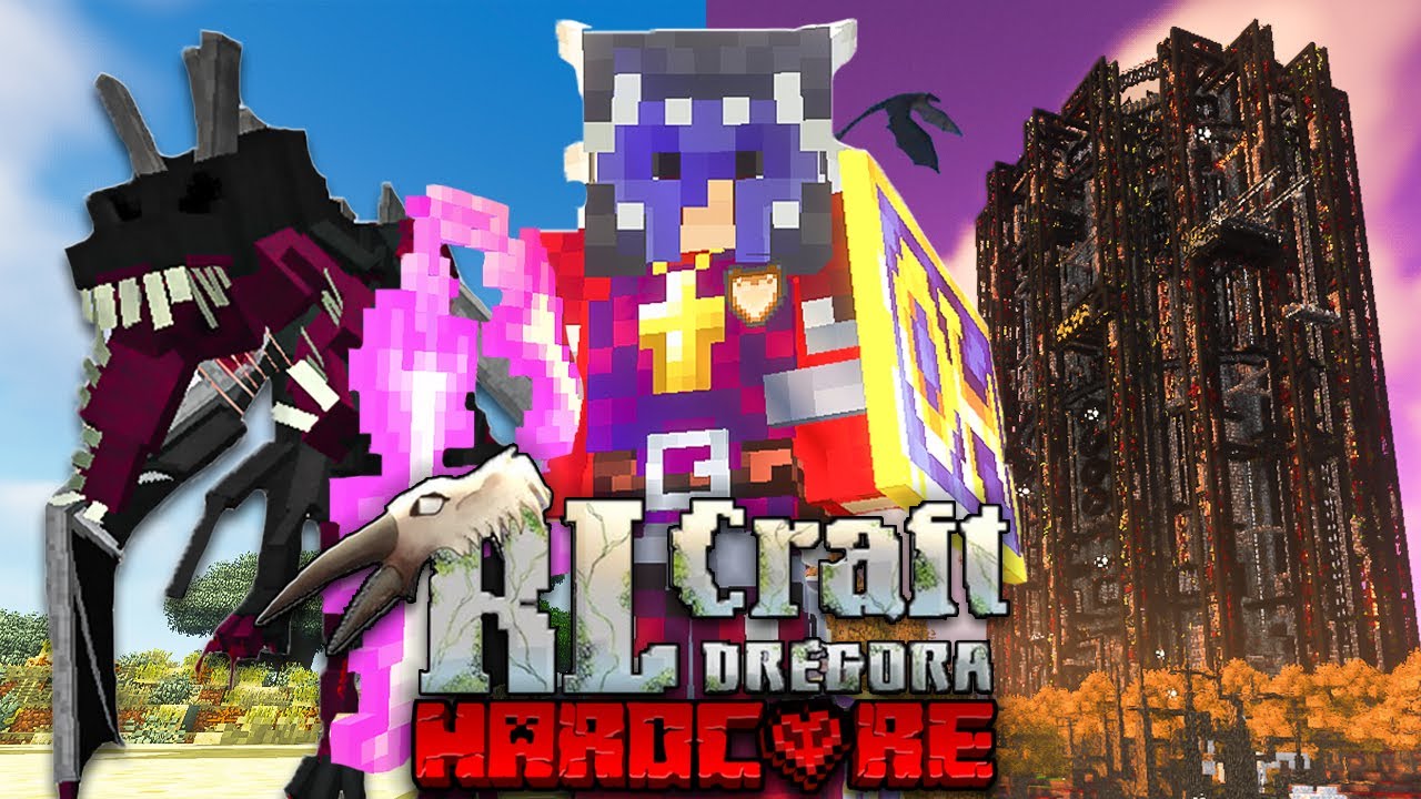 I Survived 100 Days And Became OP In RLCraft Dregora In Hardcore!