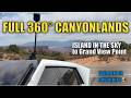 Full 360° Scenic Drive Canyonlands Island in the Sky: Visitor Center to Grand View Point 🏜️ |EVRV918
