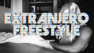 Yunique Blanco - Extranjero Freestyle Remix (Lyric Visualizer)