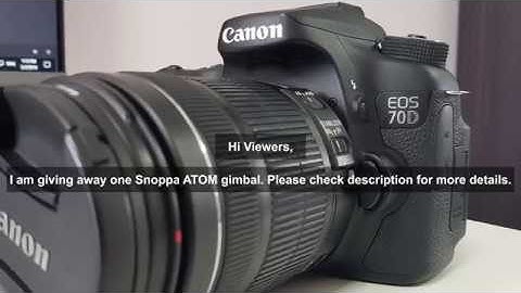 Canon DSLR EOS Firmware Update Procedure (4K video)