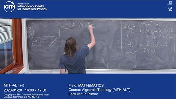 Algebraic Topology (MTH-ALT) Lecture 4