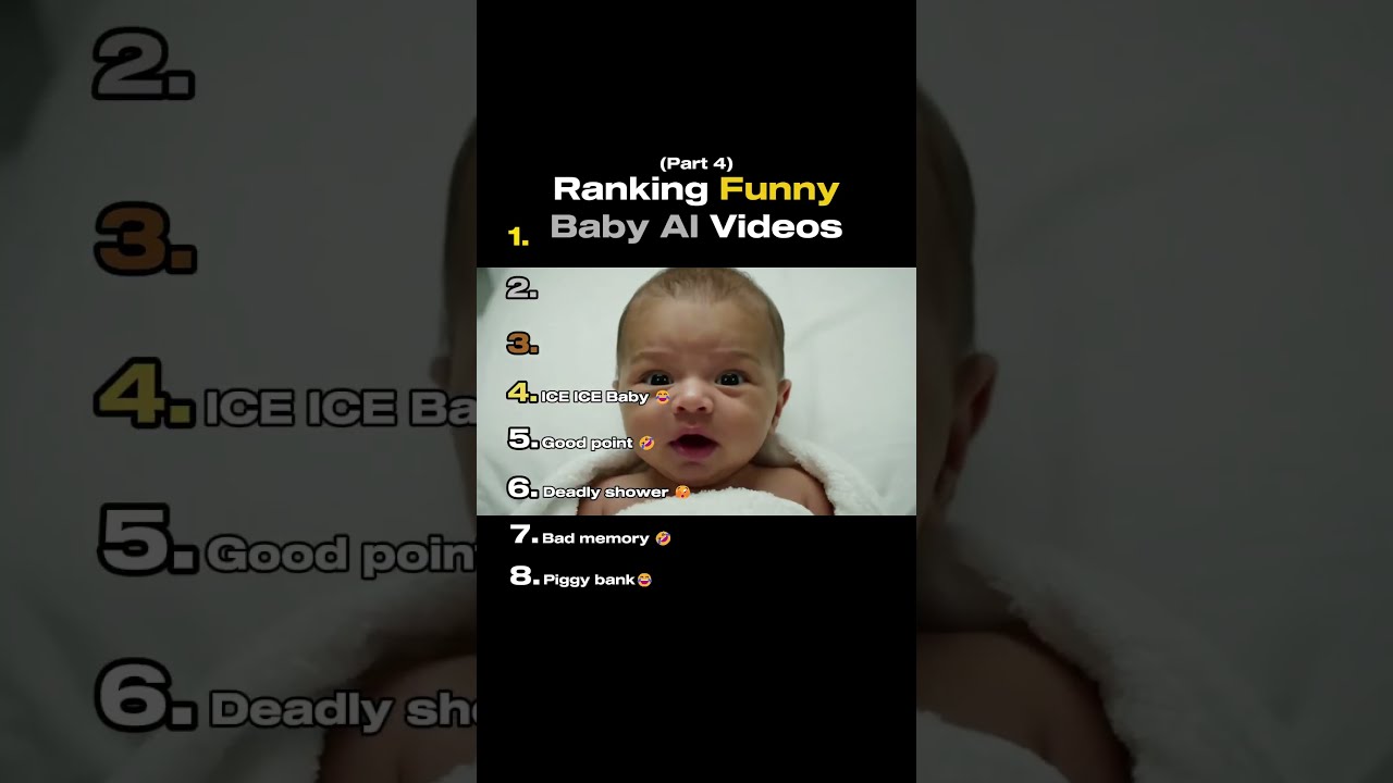 Ranking Funny Baby AI Videos Shorts Viral