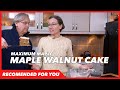 Maximum Maple Maple Walnut Cake Recipe - 500K Subscriber Thank You!