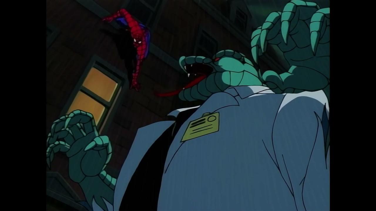 человек паук 1994 ящер