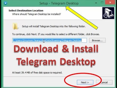 download and install telegram