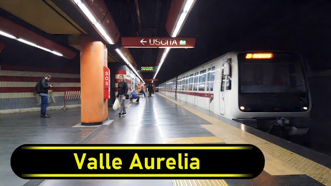 Metro Station Valle Aurelia - Rome 🇮🇹 - Walkthrough 🚶