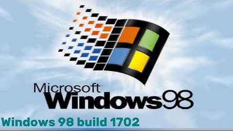 Windows 98 build 1702