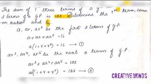 GPSTR - 2022 Maths classes|| sequence and series part-6