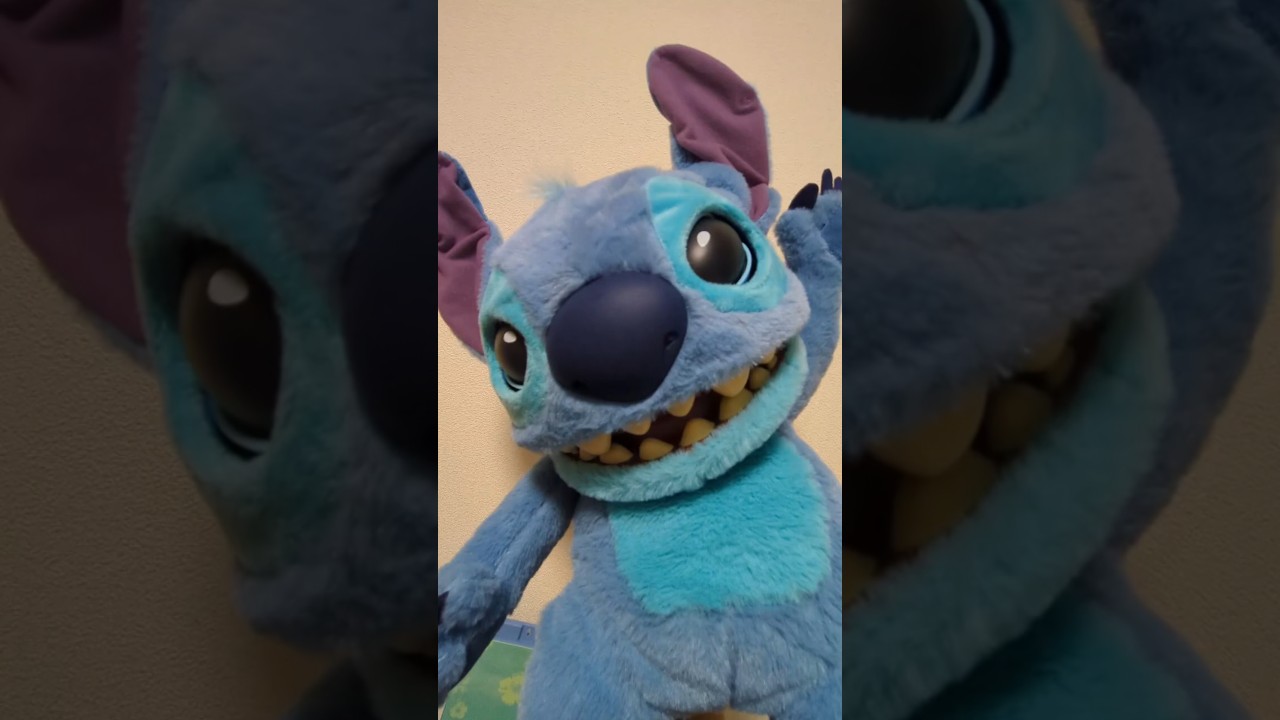 スティッチ リアルパペット お喋り 本物みたいに動いておしゃべりする！スティッチの”遊べる最先端