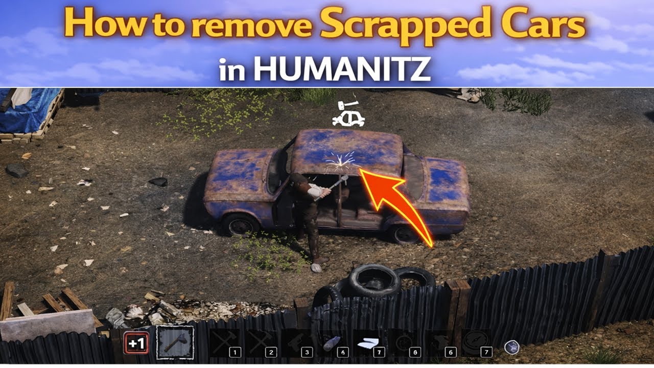 How to Destroy Scrapped Cars in Humanitz (Step by Step)