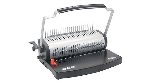 Manual F4 Size 24 Holes Plastic Comb Binding Machine Office Book Binder In Philippines