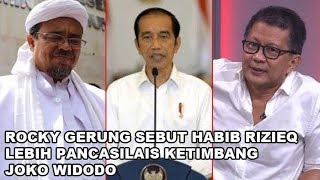 Sebut Habib Rizieq Lebih Pancasilais daripada Jokowi, Rocky Gerung Singgung Soal Tesis Pentolan FPI