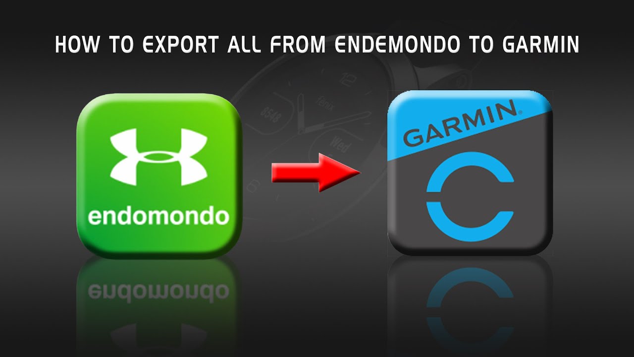 Transfer All Workouts from Endomondo to Garmin Connect - YouTube