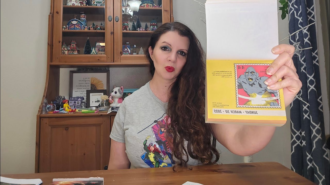 Marvel Calendar Stamp Series. Comic book stories are crazy! Lol  