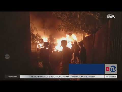 Suara Ledakan Terdengar Saat Kebakaran Puluhan Rumah di Palangka Raya | Berita Satu @BeritaSatuChannel