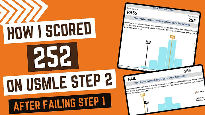 How I scored 252 on USMLE Step 2 (after failing Step 1) | Including tips for Step 3 and CCS.