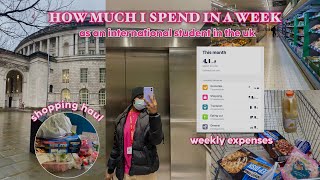 HOW MUCH I SPEND AS A UNI STUDENT IN UK | shopping haul, come shop w me | Faith Eyitayo