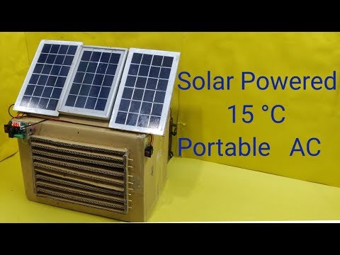 Crazy and Amazing Cheap 15°C Solar Powered AC At Home # How To