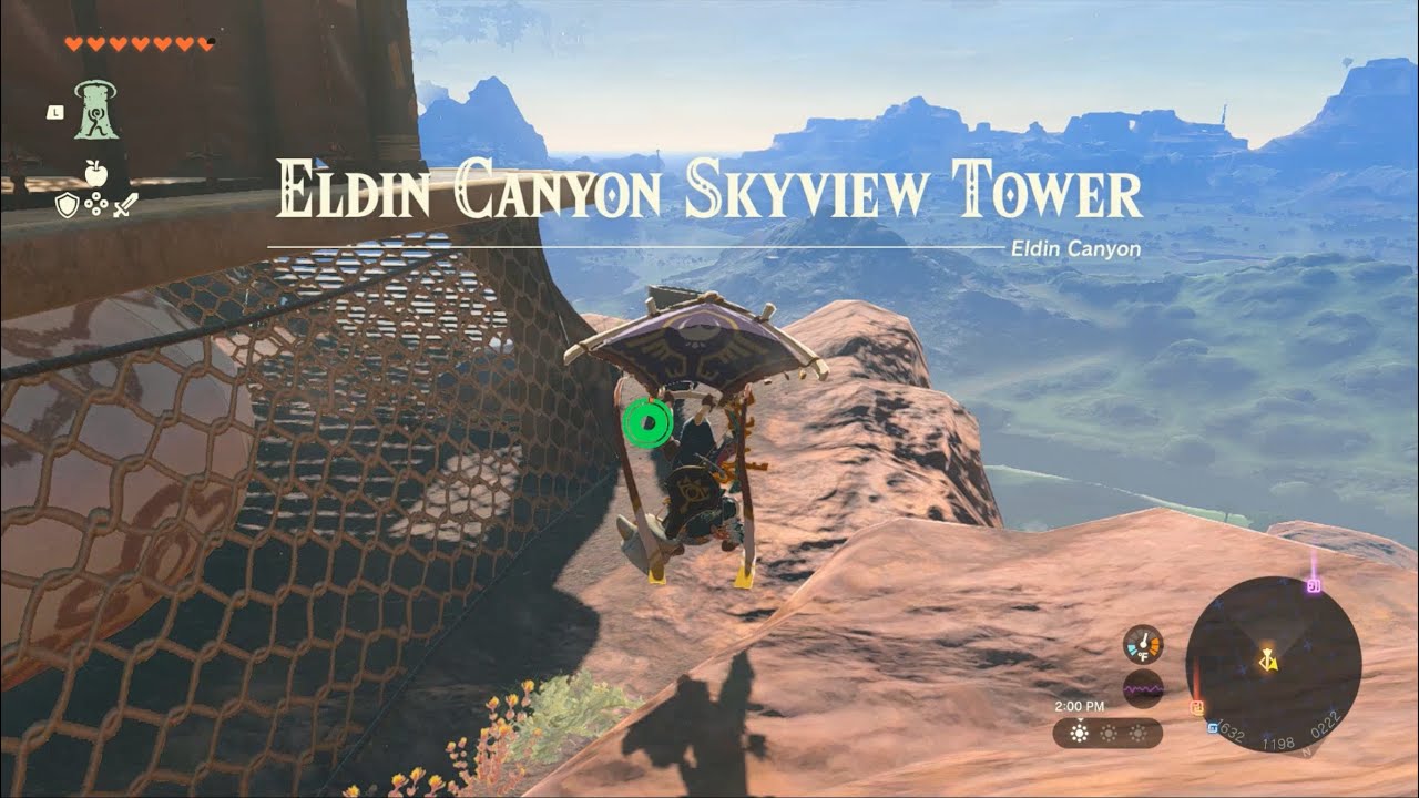 Как открыть башню Skyview в каньоне Элдин | Zelda Tears of the Kingdom