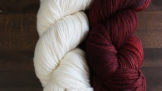 Reviewing Merino Hand Dyed Yarn | KnitPal Yarn Review | The Sweetest Journey