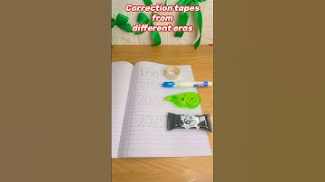 Correction Tapes From Different Eras !  #shortvideo  #stationery  #cute  #fruity