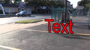 After Effects CS6 3D Camera Tracker test