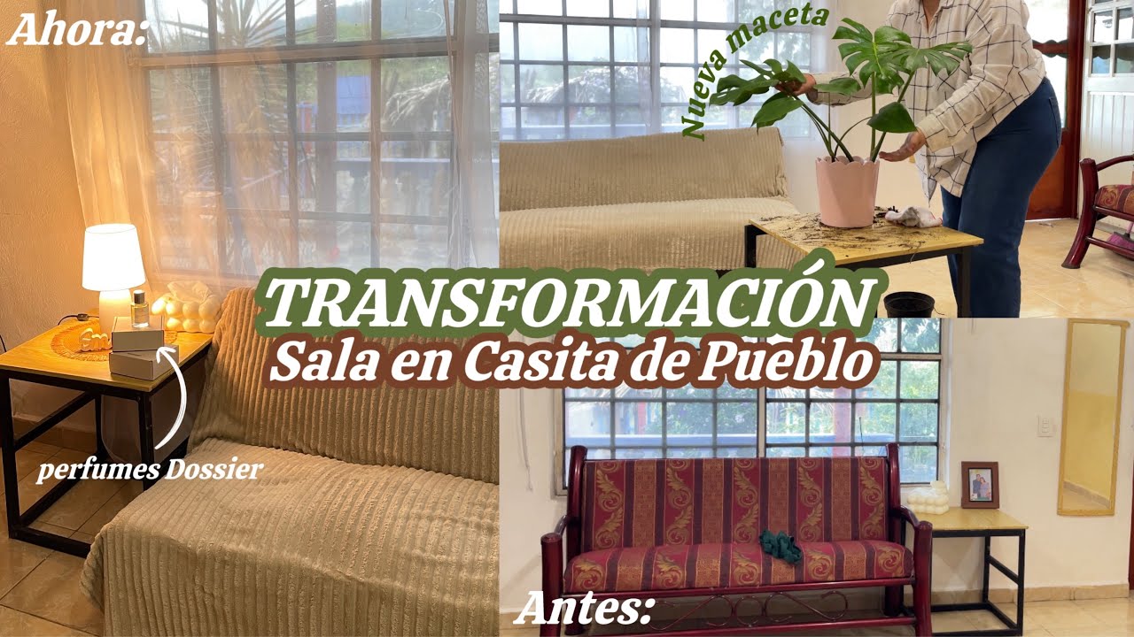 Transformar una sala fría en una lugar acogedor | Cambios, orden y limpieza 🧺 