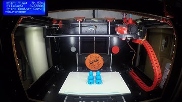 CTC Makerbot Replicator Clone print PETG - GoPro Timelaps