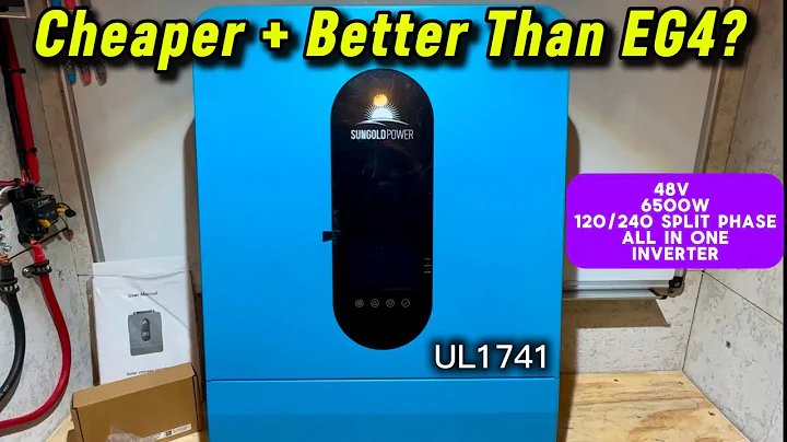 SUNGOLDPOWER SPH6548P Inverter, 6500W 48V UL1741 AIO Solar Inverter with 120/240 Split Phase Output